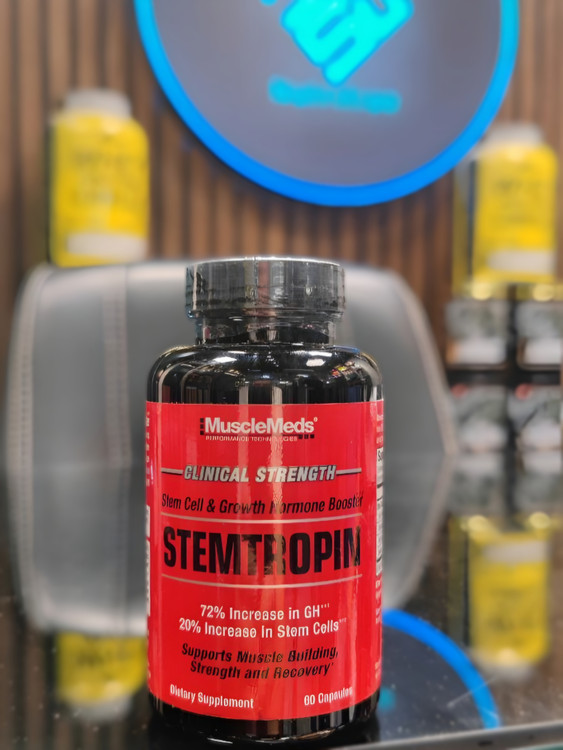 قرص استم تروپین ماسلمدز MuscleMeds Stemtropin افزایش هورمون رشد و سلولهای بنیادی - ای اس دی ناتریشن