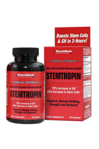 قرص استم تروپین ماسلمدز MuscleMeds Stemtropin افزایش هورمون رشد و سلولهای بنیادی - ای اس دی ناتریشن