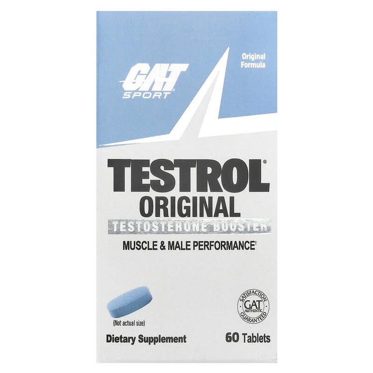 قرص تسترول اورجینال گت اسپرت جی ای تی - ای اس دی ناتدیشن GAT Sport Testrol Original Testosterone Booster 60 Tablets