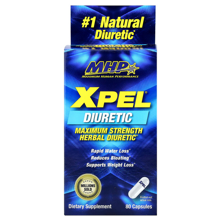قرص اکسپل ام اچ پی - ای اس دی ناتریشن MHP XPEL Diuretic 80 Capsules