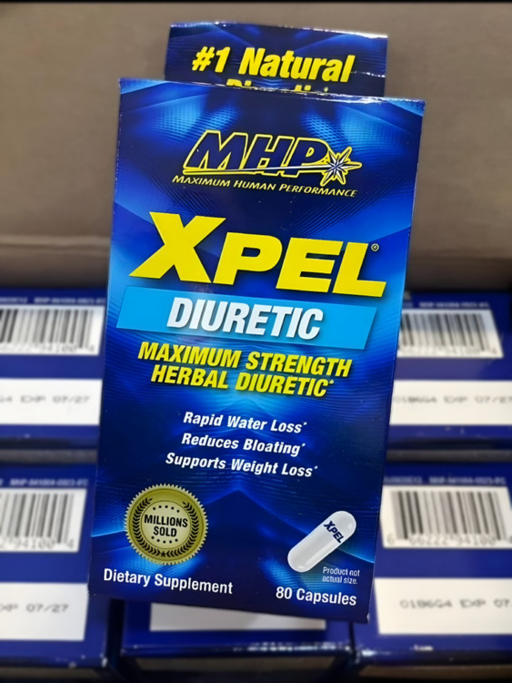 قرص اکسپل ام اچ پی - ای اس دی ناتریشن MHP XPEL Diuretic 80 Capsules