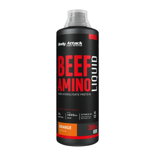 آمینو مایع Beef Amino Body Attack طعم پرتقال – ۱۰۰۰ میلیلیتر – پروتئین هیدرولیزه - ای اس دی ناتریشن