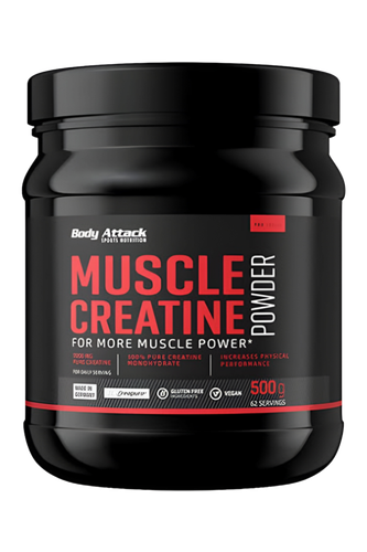 کراتین ماسل کرات Muscle Creatine Body Attack – وزن ۵۰۰ گرم – ای اس دی ناتریشن