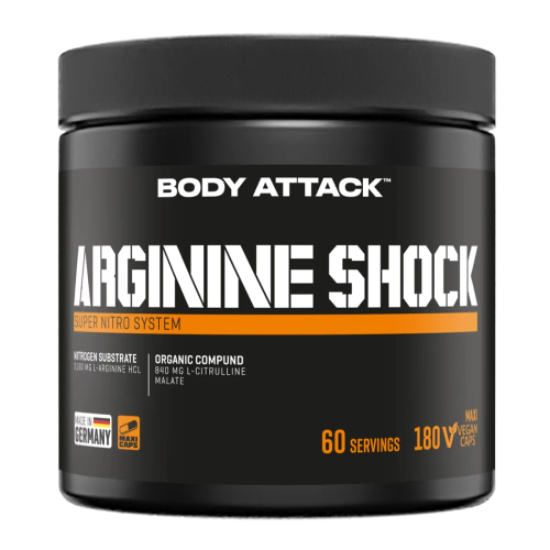 کپسول آرژنین شوک Body Attack Arginine Shock –۱۸۰ عددی – ای اس دی ناتریشن