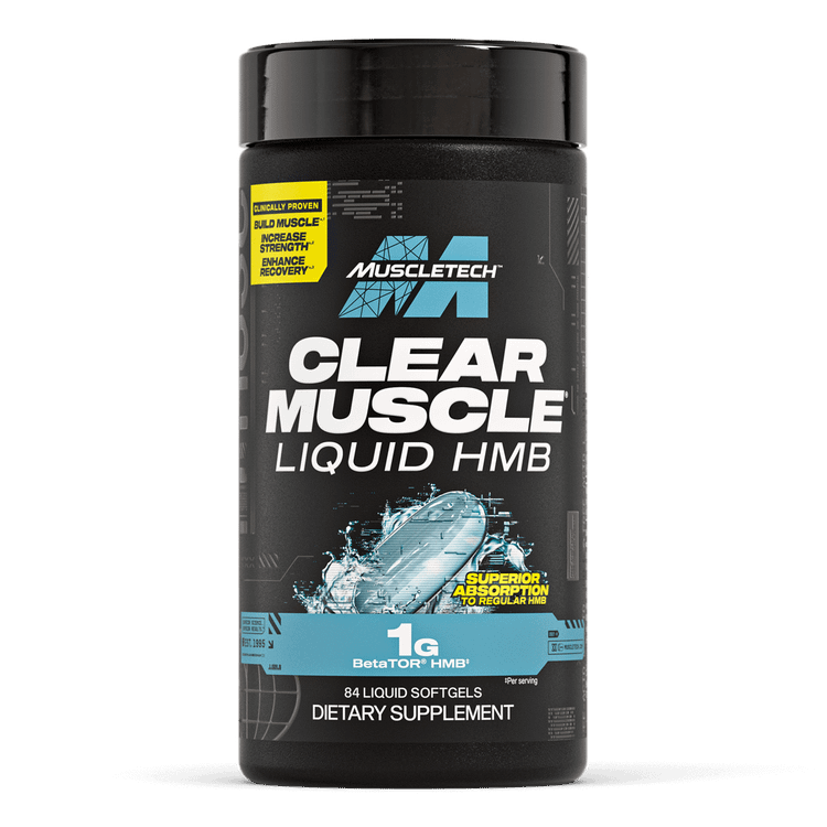 مکمل MuscleTech Clear Muscle – فرمول Liquid HMB – سافتژل جذب بالا - ای اس دی ناتریشن
