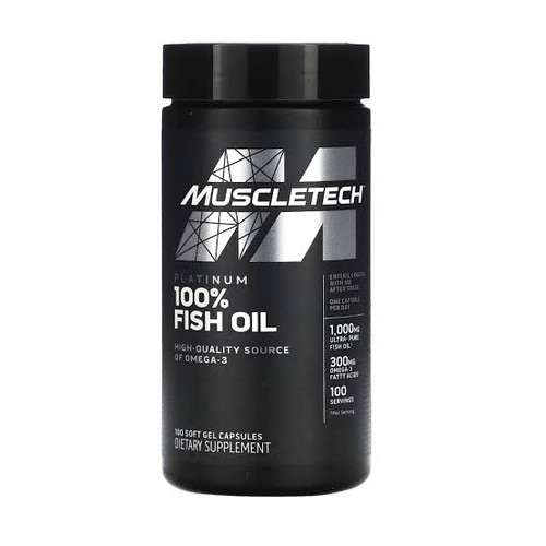 امگا ۳ ماسلتک – روغن ماهی خالص 100% – MuscleTech Fish Oil 100% Platinum - ای اس دی ناتریشن