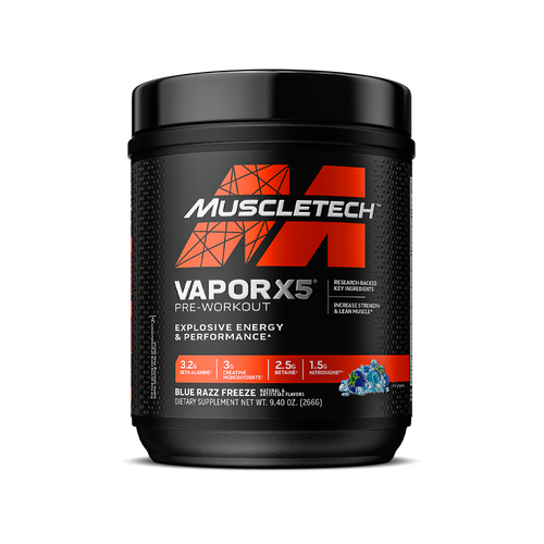 پمپ قبل تمرین Muscletech Vapor X5 - ای اس دی ناتریشن