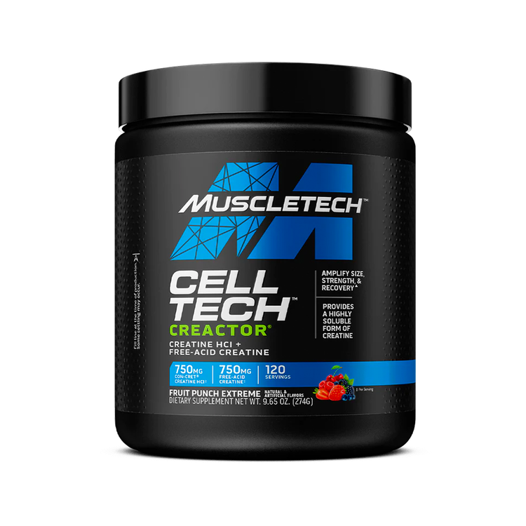 کراتین Cell-Tech Creactor ماسلتک – ترکیب HCl و Free Acid Creatine - ای اس دی ناتریشن