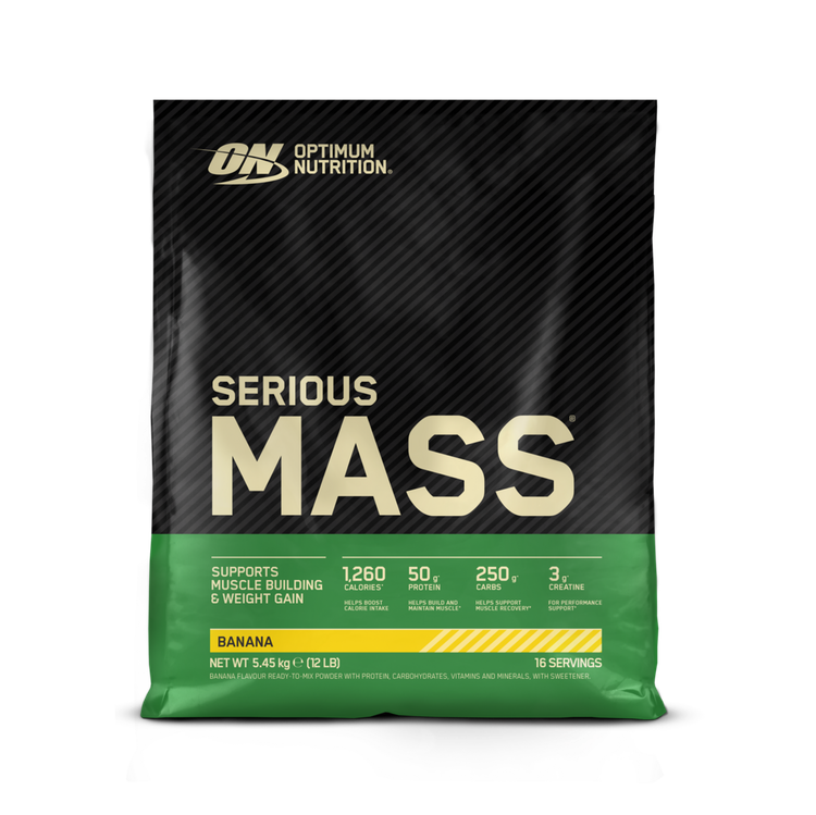 گینر سریوس مس اپتیموم نوتریشن طعم وانیل ۵ کیلوگرم – ON Serious Mass Vanilla 6lbs - ای اس دی ناتریشن
