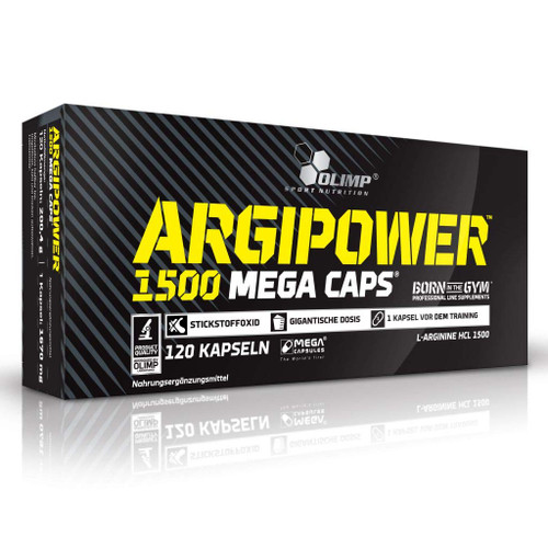 آرژی پاور ۱۵۰۰ المپ ۱۲۰ کپسول – Olimp ArgiPower 1500 Mega Caps - ای اس دی ناتریشن