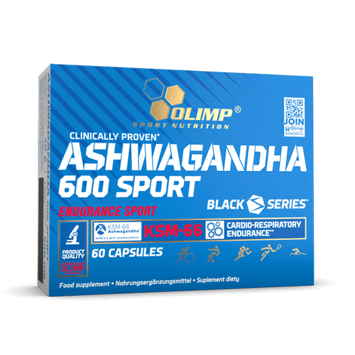 اشواگاندا ۶۰۰ اسپرت المپ KSM-66 – Olimp Ashwagandha 600 Sport 60 Capsules - ای اس دی ناتریشن