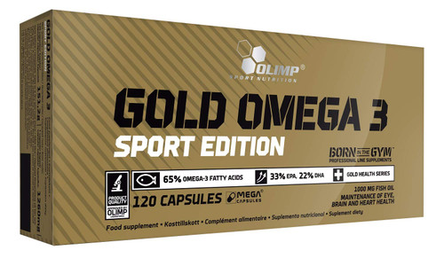 امگا ۳ گلد اسپرت ادیشن المپ – Olimp Gold Omega 3 Sport Edition 120 Capsules - ای اس دی ناتریشن