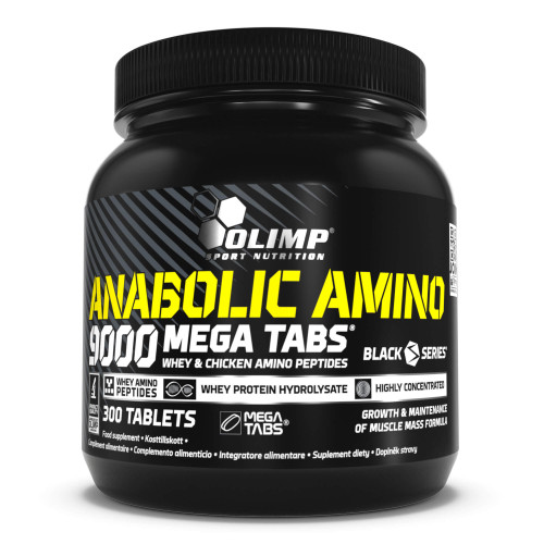 قرص آمینو Anabolic Amino 9000 Mega Tabs الیمپ 300 عددی – مکمل آمینواسید عضلهسازی - ای اس دی ناتریشن