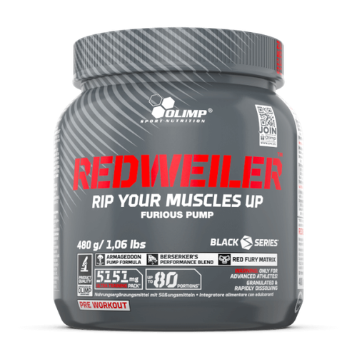 پری ورکاوت Redweiler Furious Pump بلک سریز الیمپ – افزایش پمپ و قدرت تمرین - ای اس دی ناتریشن