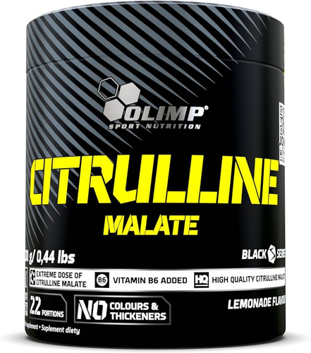 پودر Citrulline Malate الیمپ سری Black Series طعم لیمو - ای اس دی ناتریشن