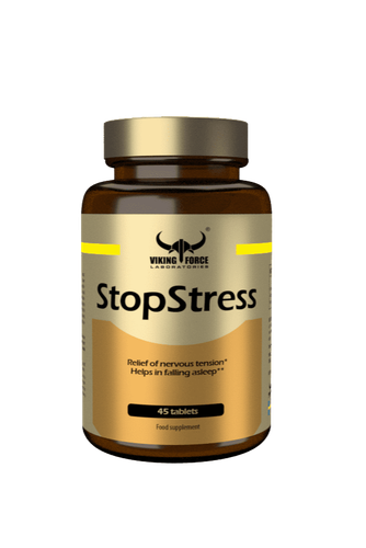 قرص Stop Stress وایکینگ فورس 45 Tablets کاهش استرس و کمک به خواب - ای اس دی ناتریشن