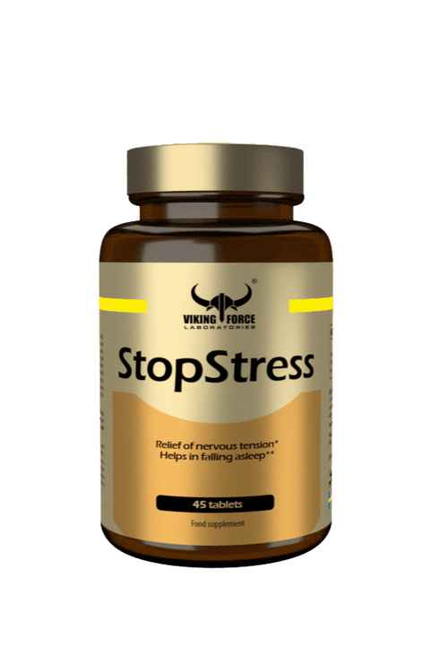 قرص Stop Stress وایکینگ فورس 45 Tablets کاهش استرس و کمک به خواب - ای اس دی ناتریشن