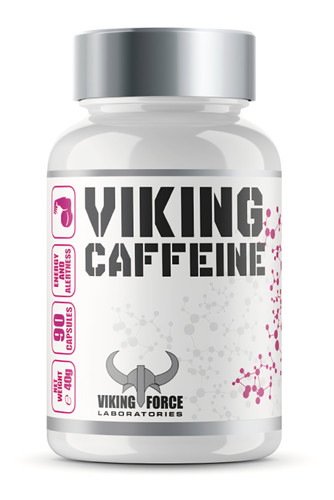 کپسول کافئین Viking Force Caffeine 90 Capsules افزایش انرژی و تمرکز - ای اس دی ناتریشن