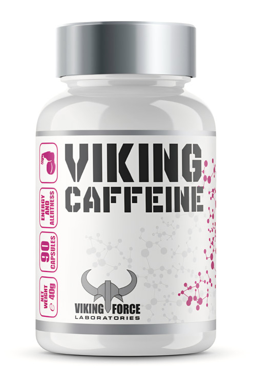 کپسول کافئین Viking Force Caffeine 90 Capsules افزایش انرژی و تمرکز - ای اس دی ناتریشن