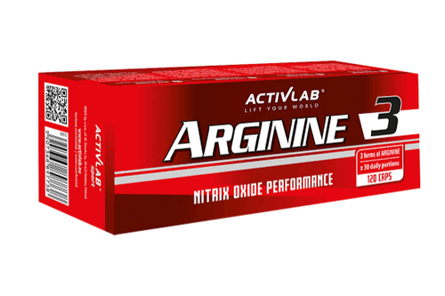 کپسول آرژنین ۳ گرم Activlab Arginine 3 120 Caps افزایش پمپ عضلانی - ای اس دی ناتریشن