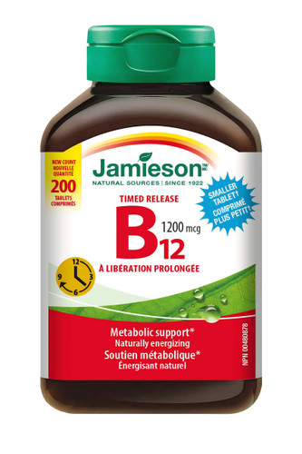 ویتامین B12 جمیسون 1200 میکروگرم 200 عددی تایم ریلیز - ای اس دی ناتریشن