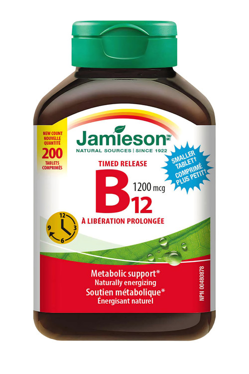ویتامین B12 جمیسون 1200 میکروگرم 200 عددی تایم ریلیز - ای اس دی ناتریشن