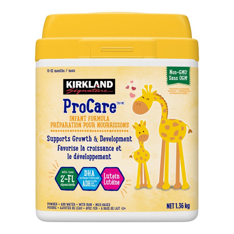 شیر خشک نوزاد کرکلند پروکر 1.36 کیلوگرم مناسب 0 تا 12 ماه