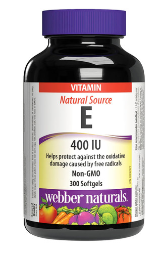 ویتامین ای وبر نچرالز 300 سافتژل غیرتراریخته - ای اس دی ناتریشن