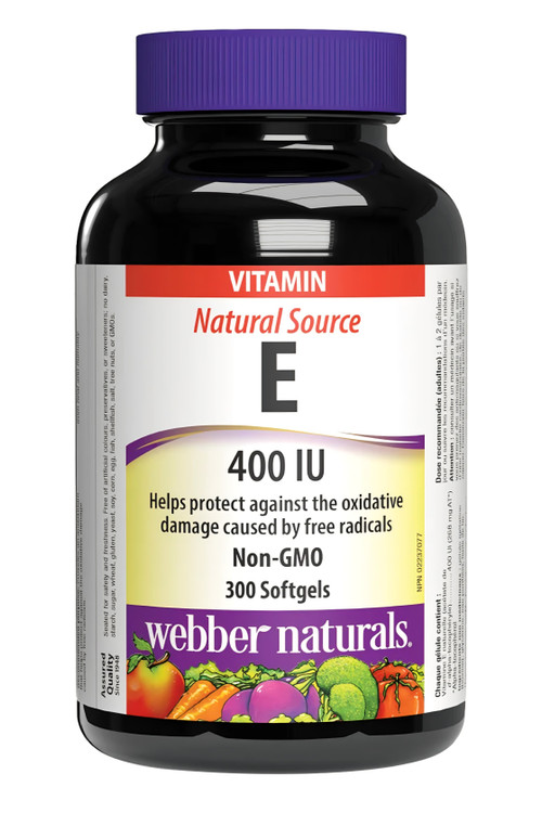 ویتامین ای وبر نچرالز 300 سافتژل غیرتراریخته - ای اس دی ناتریشن