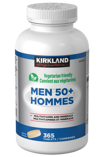 مولتی ویتامین مردان بالای 50 سال کرکلند 365 عددی مناسب مصرف روزانه