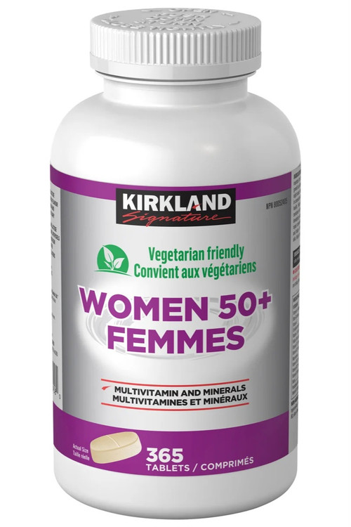 مولتی ویتامین بانوان بالای 50 سال کرکلند 365 عددی مناسب مصرف روزانه - ای اس دی ناتریشن