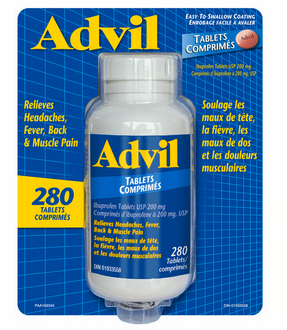 قرص ایبوپروفن ادویل - ۲۸۰ عددی - ای اس دی ناتریشن