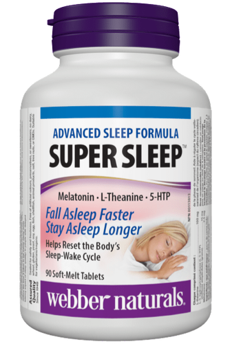 قرص Super Sleep وببر نچرالز 90 عددی حاوی ملاتونین و ال تیانین